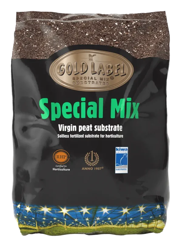Gold Label Special Mix. Varmebehandlet og gødet jord af højeste kvalitet