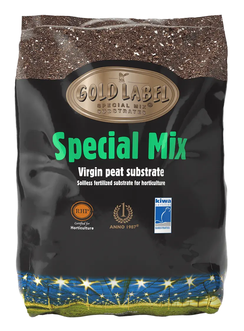 Gold Label Special Mix. Varmebehandlet og gødet jord af højeste kvalitet